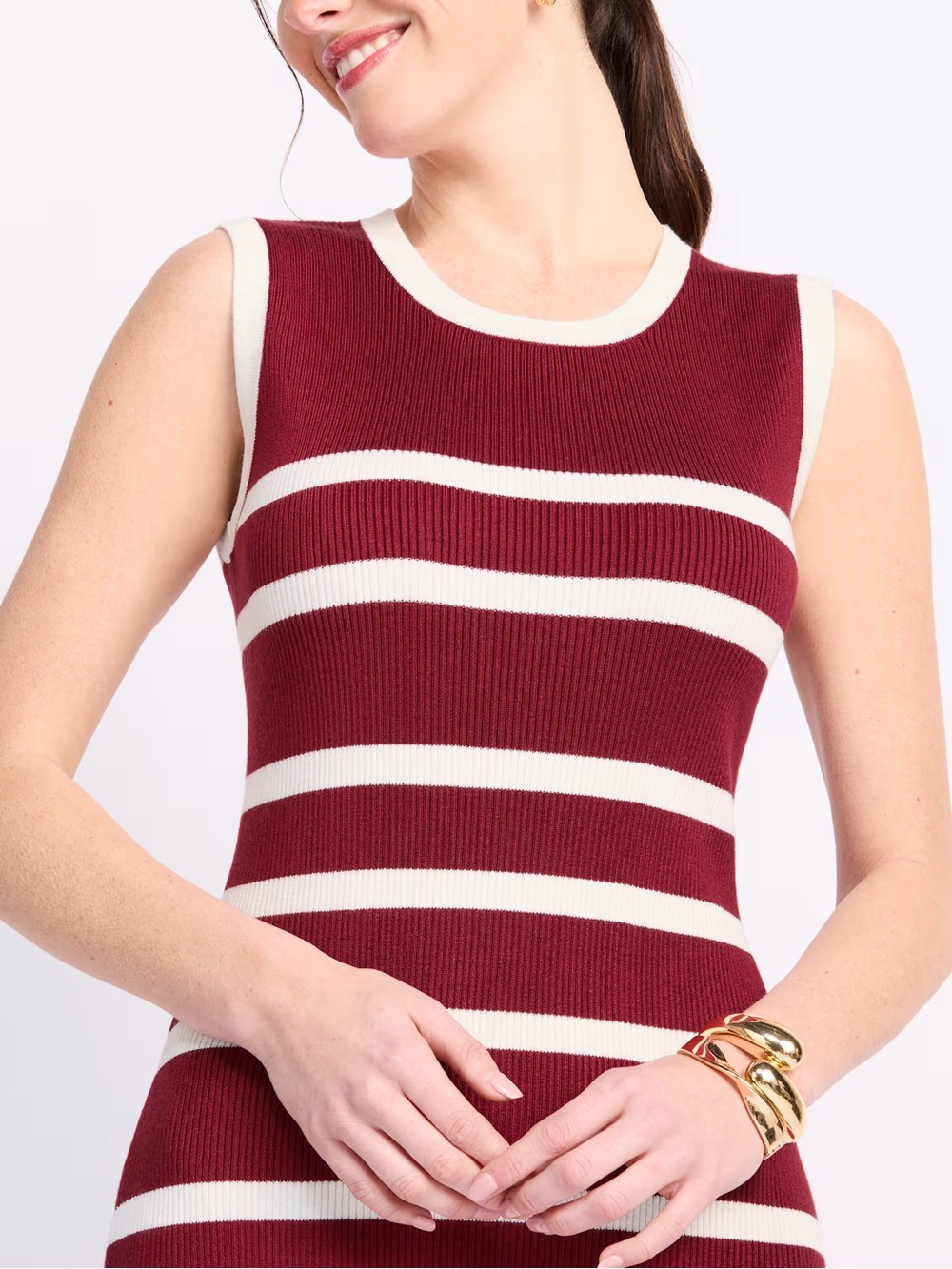 NWT (P-16/size XS) 41 HAWTHORN Sleeveless Crewneck Dress - Picture 3 of 5